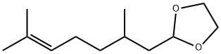 2-(2,6-dimethylhept-5-enyl)-1,3-dioxolane 结构式