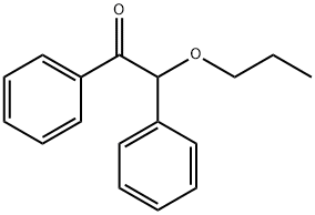 α-Propoxy-α-phenylacetophenone 结构式