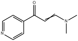 3 - (二甲氨基)-1 - (4-吡啶基)-2-丙烯-1-酮 结构式