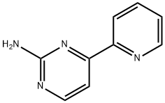 4-(2-吡啶基)-2-嘧啶胺 结构式