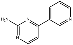4-(3-吡啶基)-2-氨基嘧啶 结构式