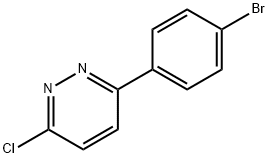 3-(4-BROMOPHENYL)-6-CHLOROPYRIDAZINE 结构式