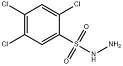 苯磺酸,2,4,5-三氯-,肼 结构式