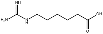 6-胍基己酸盐酸盐 结构式
