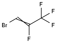 1-溴-2,3,3,3-四氟丙-1-烯 结构式