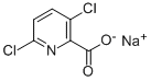 3,6-DICHLORO-2-PICOLINIC ACID SODIUM SALT 结构式