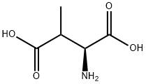 3-甲基天门冬氨酸 结构式