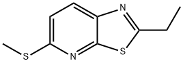 Thiazolo[5,4-b]pyridine, 2-ethyl-5-(methylthio)- (9CI) 结构式