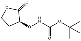 Carbamic acid, [[(3S)-tetrahydro-2-oxo-3-furanyl]oxy]-, 1,1-dimethylethyl ester 结构式