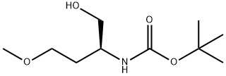 Carbamic acid, [(1S)-1-(hydroxymethyl)-3-methoxypropyl]-, 1,1-dimethylethyl 结构式