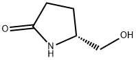 (R)-(-)-5-羟甲基-2-吡咯烷酮 结构式