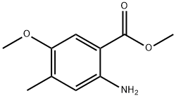 Benzoic acid, 2-amino-5-methoxy-4-methyl-, methyl ester (9CI) 结构式