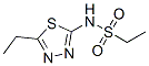 Ethanesulfonamide, N-(5-ethyl-1,3,4-thiadiazol-2-yl)- (9CI) 结构式