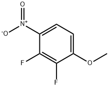 2,3-二氟-4-硝基苯甲醚 结构式