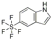 5-(五氟-Λ6-磺酰基)-1H-吲哚 结构式