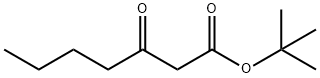 3-氧代庚酸叔丁酯 结构式