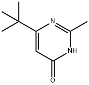 6-(tert-Butyl)-2-methylpyrimidin-4-ol 结构式