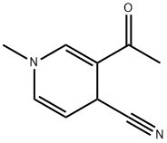 4-Pyridinecarbonitrile, 3-acetyl-1,4-dihydro-1-methyl- (9CI) 结构式