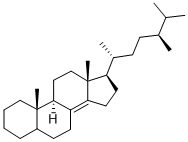 (24S)-METHYLCHOLEST-8(14)-ENE 结构式