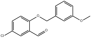 5-Chloro-2-((3-methoxybenzyl)oxy)benzaldehyde