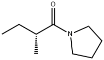 Pyrrolidine, 1-[(2R)-2-methyl-1-oxobutyl]- (9CI) 结构式