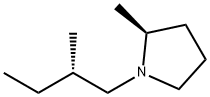 Pyrrolidine, 2-methyl-1-[(2S)-2-methylbutyl]-, (2S)- (9CI) 结构式