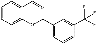 2-[3-(三氟甲基)苄基]氧基苯甲醛 结构式