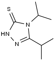 4,5-二异丙基-2H-1,2,4-三唑-3-硫酮 结构式