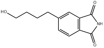 1H-Isoindole-1,3(2H)-dione, 5-(4-hydroxybutyl)- (9CI) 结构式