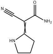 Acetamide,  2-cyano-2-(2-pyrrolidinylidene)- 结构式