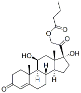 氢化可的松 21-丁酸盐 结构式