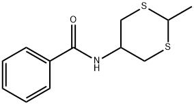 Benzamide, N-(2-methyl-1,3-dithian-5-yl)- (9CI) 结构式