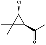 Ethanone, 1-(3-chloro-2,2-dimethylcyclopropyl)-, trans- (9CI) 结构式