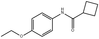 CYCLOBUTANECARBOXAMIDE, N-(4-ETHOXYPHENYL)- (9CI) 结构式