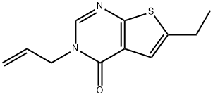 Thieno[2,3-d]pyrimidin-4(3H)-one, 6-ethyl-3-(2-propenyl)- (9CI) 结构式