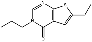 Thieno[2,3-d]pyrimidin-4(3H)-one, 6-ethyl-3-propyl- (9CI) 结构式