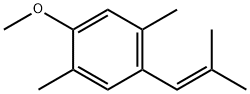 Benzene, 1-methoxy-2,5-dimethyl-4-(2-methyl-1-propenyl)- (9CI) 结构式