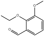 2-乙氧基-3-甲氧基苯甲醛 结构式