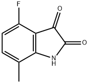4-氟-7-甲基靛红 结构式