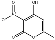 3-Nitro-4-hydroxy-6-methyl-2H-pyran-2-one 结构式