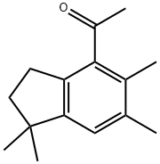 1-(2,3-二氢-1,1,5,6-四甲基-1H-茚-4-基)乙烷-1-酮 结构式