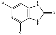 4,6-二氯-1H-咪唑并[4,5-C]吡啶-2(3H)-酮 结构式