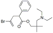 2-(2-Bromoallyl)-2-phenylacetic acid 3-(diethylamino)-2,2-dimethylpropyl ester 结构式