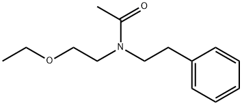 N-(2-Ethoxyethyl)-N-phenethylacetamide 结构式