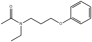 N-Ethyl-N-[3-(phenyloxy)propyl]acetamide 结构式