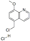 8-甲氧基-5-氯甲基喹啉盐酸盐 结构式