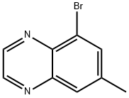 5-溴-7-甲基喹喔啉 结构式