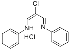 N-[2-氯-3-(苯基胺基)-2-丙烯-1-亞基]-苯胺鹽酸鹽 结构式