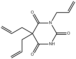 1,5,5-triallylbarbituric acid 结构式