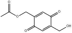 2,5-Cyclohexadiene-1,4-dione, 2-[(acetyloxy)methyl]-5-(hydroxymethyl)- (9CI) 结构式